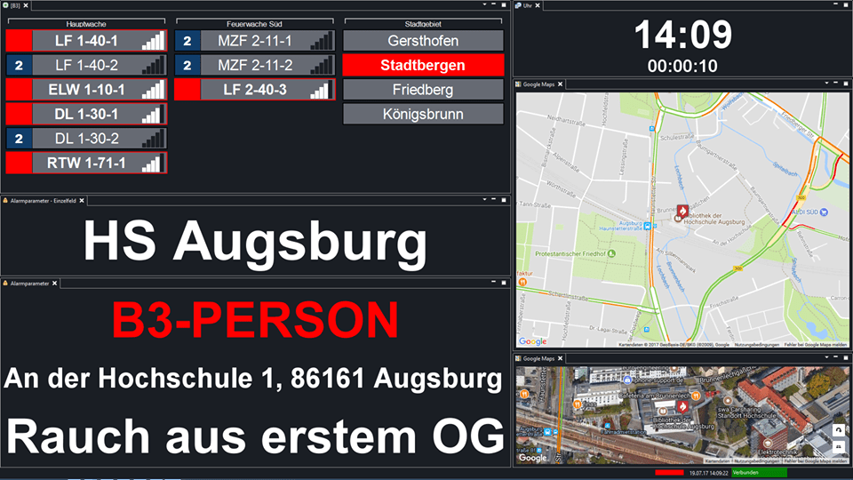 Alarmvisualisierung